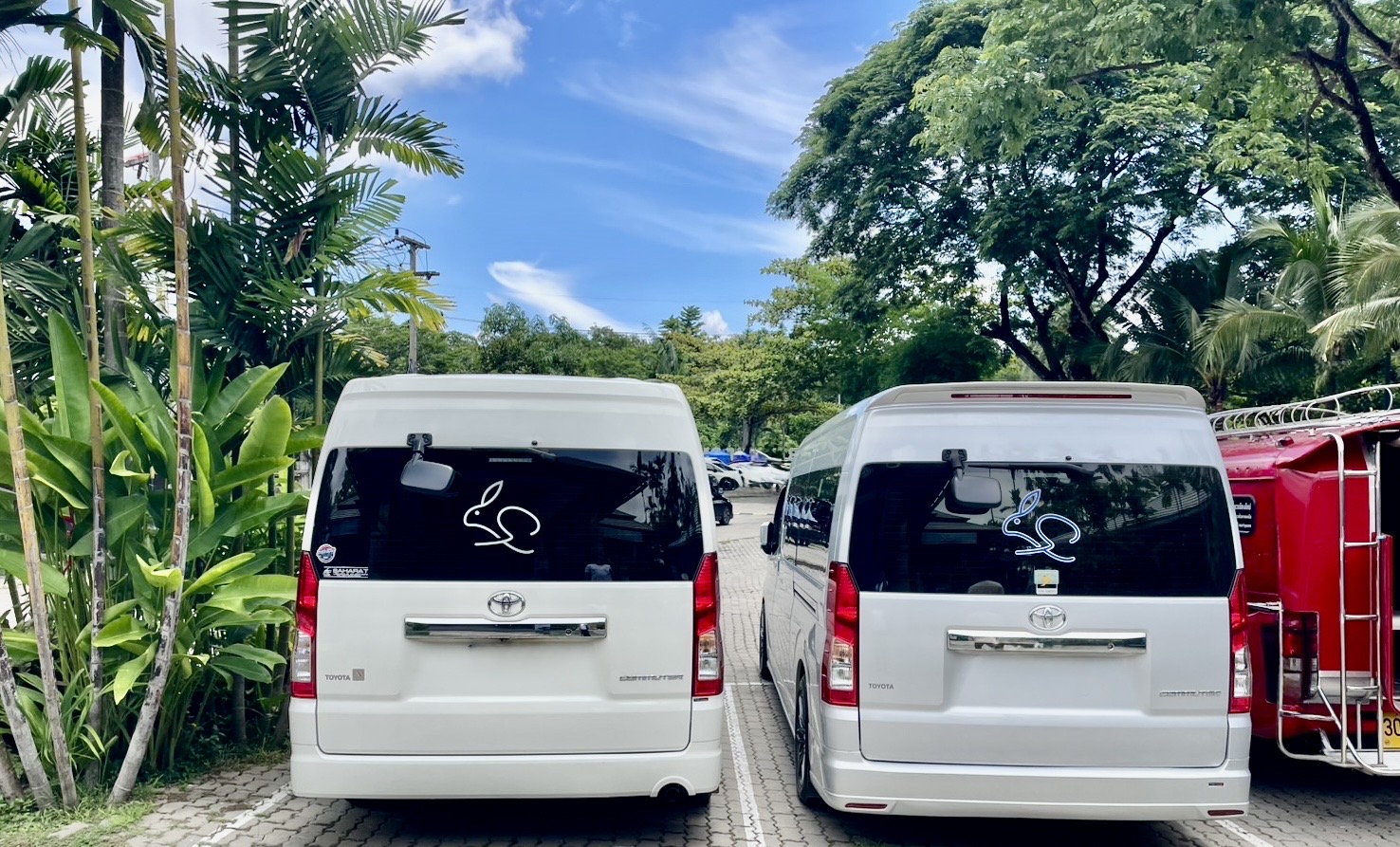 ภายในรถตู้ VIP